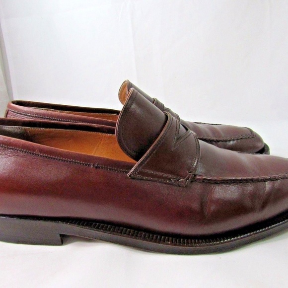 SUTOR MANTELLASSI Size 12 Brown Loafers Mens B6B5